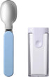 Mepal Folding Spoon Ellipse - Reusable Spoon To Go, Foldable for Yoghurt Cup, Stainless Steel Cutlery with Storage Case