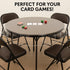 Dependable Industries Essentials Clear Vinyl Tablecloth Protector – 70" Round Waterproof Plastic Cover
