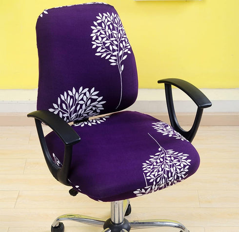 Computer Office Chair Cover - Stretchable Universal Chair Covers Rotating Chair Slipcover (U) by XNN