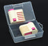 2PCS DIY Cake Slicer, Stratification Auxiliary, 5 Layers Leveler Slicer, Kitchen Fixator Tool (2, Rose Red)