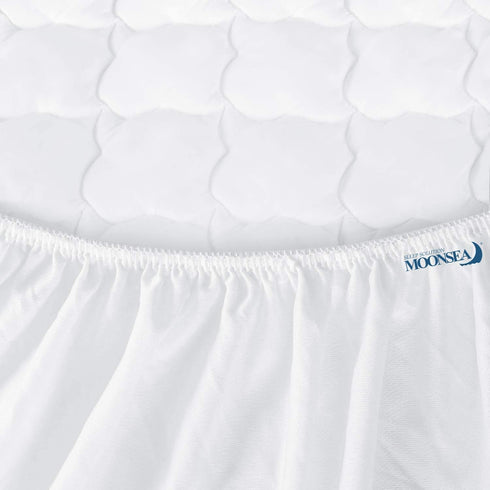 Twin Mattress Pad Cover, Pillow Top Quilted Fitted Mattress Protector for Kids, Soft Breathable Down Alternative