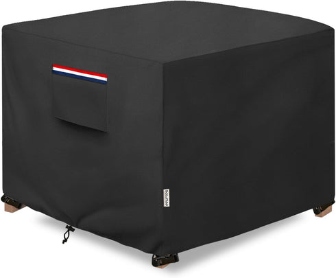 Patio Ottoman Cover Waterproof Heavy Duty Square Outdoor Ottoman Covers, 32W x