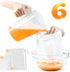 Gokyvei Nut Milk Bag Reusable 6 Pcs (20"x20"/12"x12"/12"x8") Cheese Cloths for Straining, Cheesecloth