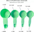 Storage Theory 2-in-1 Measuring Cups & Spoons Set - Space-Saving Kitchen Gadget for Baking, Cooking, Coffee