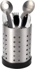 TOPZEA Set of 4 Kitchen Utensil Holder - Stainless Steel Cooking Utensil Organizer, Flatware Holder