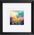8x8 Picture Frame, Black Pine Wood with Mats for 5x5 or 4x4 Pictures, Square Photo Frames for Home Office Decor