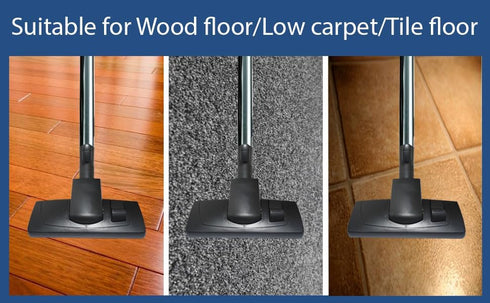 35MM Replacement Vacuum Head Compatible with Miele Vacuum Cleaners| Works on Low-Pile Carpets and All Smooth Floors |
