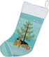 Caroline's Treasures CK3540CS German Shepherd Christmas Tree Stocking, Fireplace Hanging Stockings for Holiday Decor