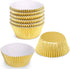 Gifbera Gold Foil Muffin Cupcake Liners/Baking Cups Standard Size, 100-Count by GiFBERA