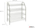 ClosetMaid 4-Tier 12 Closet, Wire Shoe Rack Organizer, Nickel Finish, Easy to Assemble, Holds Pairs, for Bedroom