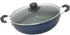 Non Stick Kadai with Glass Lid, Deep Stir Fry Pan for Gas and Induction Cooktops, 2.2 Litre Aluminium