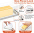 Countertop Airtight Butter Dish with Lid for and Refrigerator Door Shelf, Butter Keeper with Safety Lock, Butter Holder