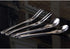VANRA 5in Flatware Set, Silver Stainless Steel, 4-Piece with 2 Forks and 2 Spoons for Salad and Appetizer