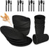 Wheat Straw Dinnerware Sets - 24 pcs Lightweight Unbreakable Cups, Cutlery, Plates & Bowls for 4