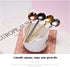 6 PCS Black Coffee Spoons, 18/8 Stainless Steel Espresso Spoons, 5.2 Inches, Vogue Mini Tea Spoon