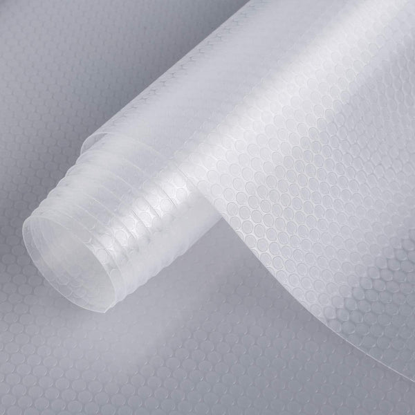 HooTown Refrigerator and Freezer Shelf Liners, 11.8 Inch Wide x 6.5 Feet Long, Non Adhesive EVA Plastic