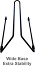 Horizontal Countertop Paper Towel Holder (Black)