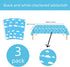Uikeleexm 54 108 Inch(3 Blue Sky White Clouds Birthday Party Supplies Cartoon Story Tablecloth Party Table Cover