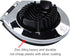 Heavy Duty Stainless Steel Egg Slicer - Dishwasher Safe Egg Cutter