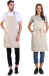 BIGHAS Adjustable Bib Apron - Long Ties for Women Men, 18 Colors Chef Kitchen Cooking