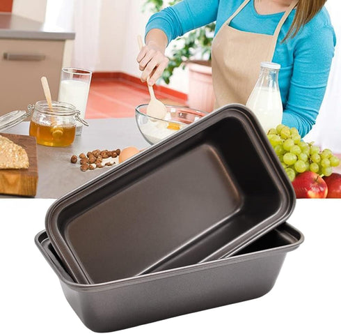6 PCS Nonstick Carbon Steel Mini Loaf Pans, 6.2" x 3.2" for Baking Bread