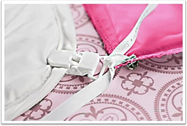 New! Duvet Clips to Secure Inserts, Complete Sleep Tight Bedding System, 12 Pieces for 3 Duvets/Beds