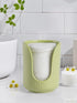 Bathroom Cup Dispenser, 3oz-4oz Ceramic Paper Cup Holder for Vanity Countertops, Small Mouthwash Dixie Cups Accessories