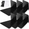 Jetec 6 Pack Invisible Floating Bookshelf Wall Mounted Floating Bookshelves Heavy Duty
