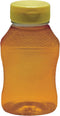 Mann Lake Refillable Hourglass Honey Jars | 8 oz Plastic Containers with
