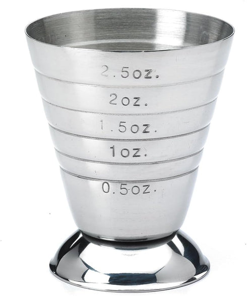 Barfly Stainless Steel Measuring Cup, 2.5 oz