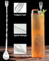 Set, 10-inch Professional Bar Tools Stainless Steel Muddler, Mixing Spoon, Measuring Jigger for Cocktails for Home