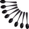 Demitasse Espresso Spoons Set of 8, 4.9 Inch Stainless Steel Mini Coffee Spoons for Dessert, Black