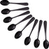 Demitasse Espresso Spoons Set of 8, 4.9 Inch Stainless Steel Mini Coffee Spoons for Dessert, Black