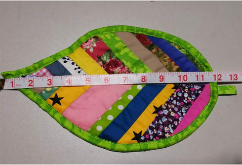 Leaves Pot Holders for Kitchen Hot Pads, 100% Cotton Set of 2 Heat Resistant for BBQ, Cooking, Baking, Grilling