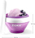 Frozen 6 Zoku Ice Cream Maker, Compact Make and Serve Bowl with Stainless Steel Freezer Core Creates Soft Serve