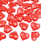 Fangoo 110 Pieces Red Acrylic Heart Gems for Valentine's Day Decorations | Bright Red, 8OZ, Vase Filler, Table Scatter