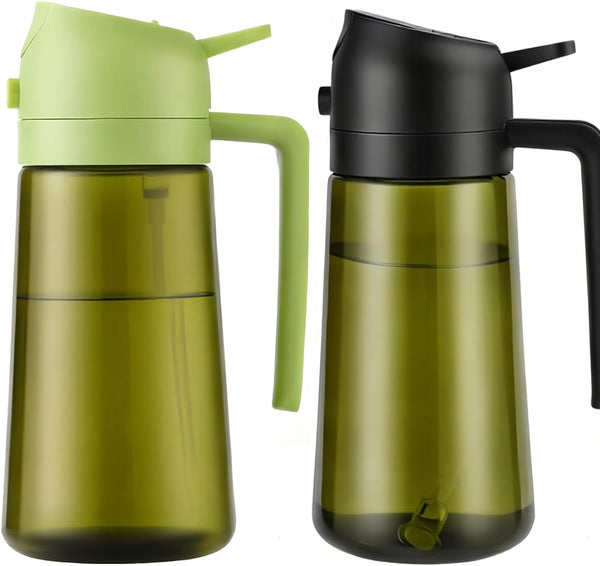 Aovdy Oil Sprayer for Cooking 16oz,2 in 1 Olive Oil Dispenser and