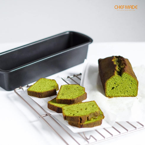 CHEFMADE Nonstick Bread Loaf Pan, Set of 2, 3" x 10" Meatloaf Pan