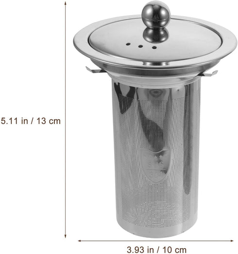 HEMOTON 2pcs Tea Strainer, Loose Tea Filter, Teapot Mesh Strainer, Tea Infuser, Tea Basket