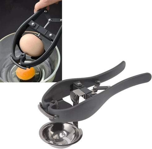 Automatic Stainless Steel Egg Cracker - Effortless Eggshell Cutter for Hard & Soft-Boiled Eggs