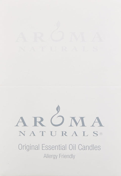 Aroma Naturals Ambiance Votive Candle, Yellow/Orange/Lemongrass, 6 Count
