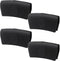 2 PCS Silicone Assist Handle Holder - Heat Resistant Pot Handle Covers for Kitchen Pot Pan - Black