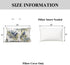 YOUR SMILE Chenille Embroidery Cotton Linen Throw Pillow Case – Decorative Rectangle Cushion Cover 12 X 20 Inches