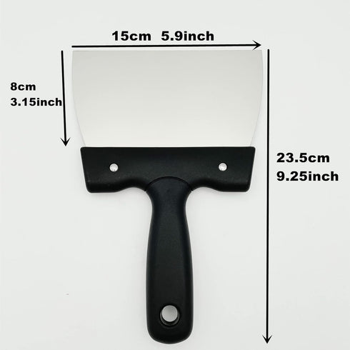 Coating Spatula for Chocolate - Stainless Steel Dough Scraper (small)