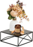 NUPTIO Cake Stand Cupcake Display Metal Dessert Pedestal Stands Food Riser Black