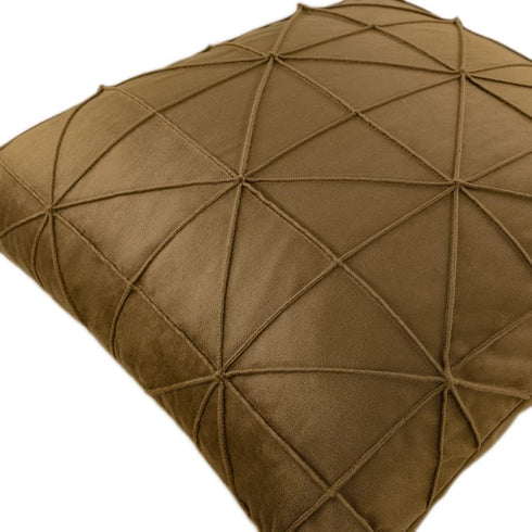 18x18 Inch JWH Stripes Velvet Throw Pillow Cover Decorative Geometric Accent Case Soft Pillowcase Plush Cushion for Bed