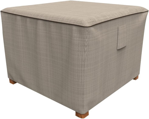 Budge P4A06PM1 English Garden Square Patio Table / Ottoman Cover Heavy Duty