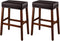 YISUN Stool Covers Rectangle - 2 Pack Stretch Oilproof Waterproof PU High