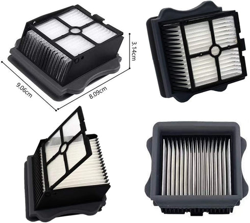 Home Times Brush Roller for Tineco S5, S5 Pro, Blue, 2 HEPA Filters Replacement Accessories (2 Brush Roller + 4 Filter)