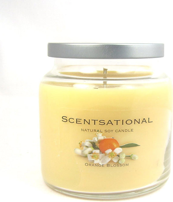 Scentsational Soaps & Candles Natural Soy Candle - Orange Blossom